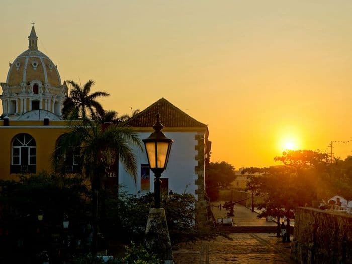 Sonnenuntergang in Cartagena