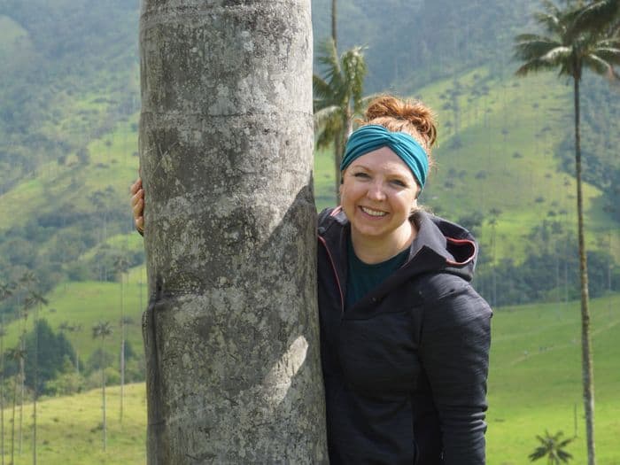 Solo traveler in Valle del Cocora