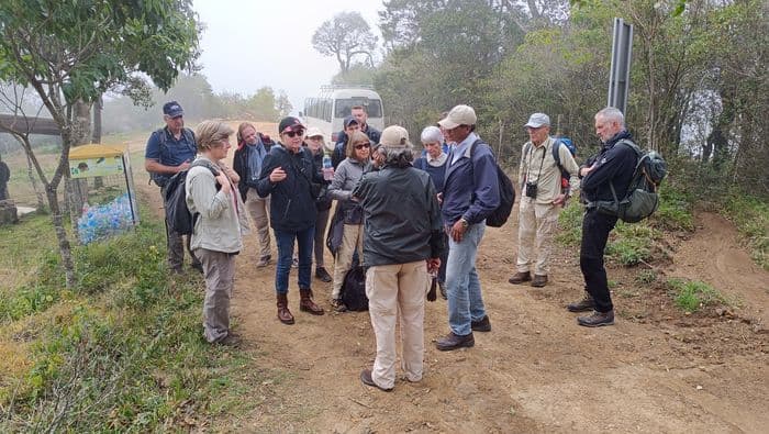 Am Eingang von Amboro Nationalpark