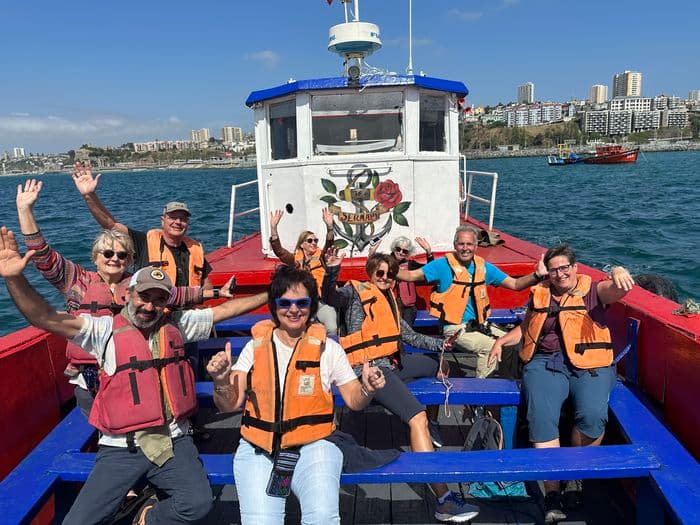 Valparaiso vom Meer aus