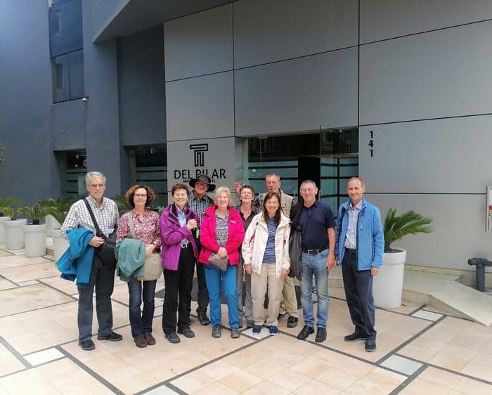 Wir beginnen die Tour beisammen! Wir alle sind da!