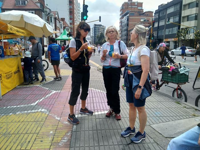 Fahrrad tour nach Usaquen