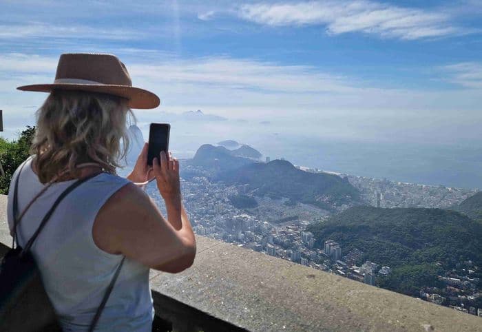 Blick auf Copacabana