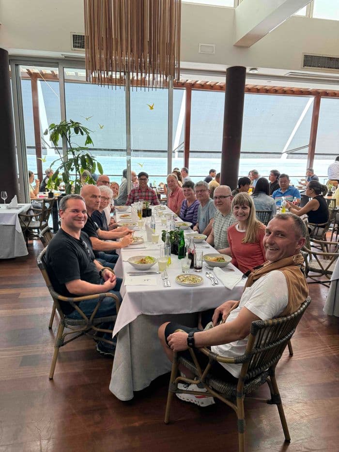 Willkommensessen in Lima